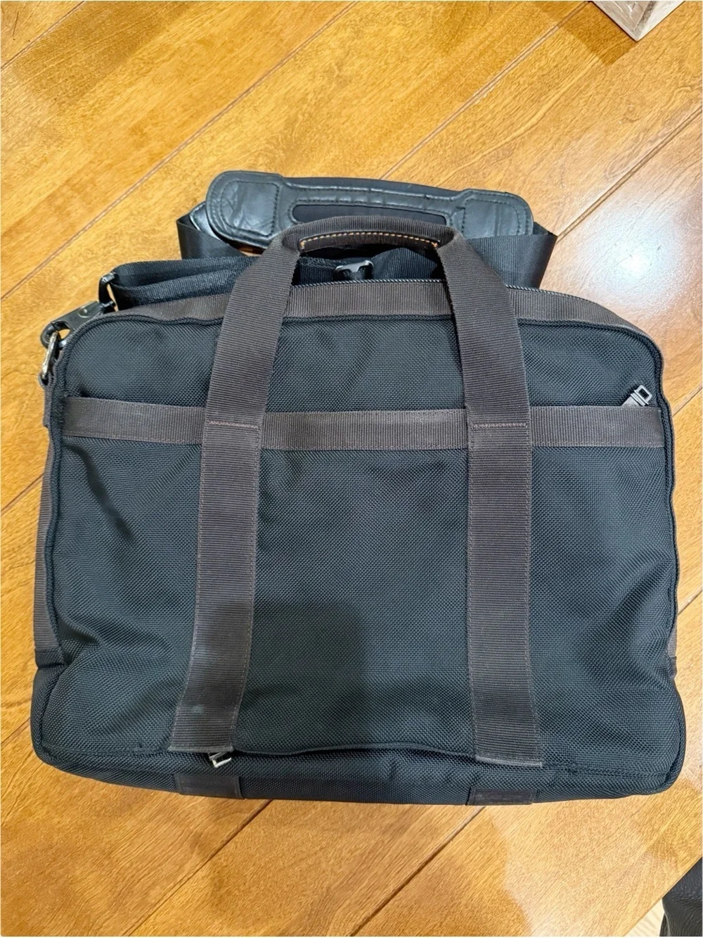 Black Ballistic Nylon Laptop Briefcase | Messenger Bag | Crossbody